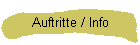 Auftritte / Info